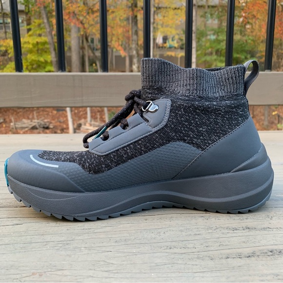 NWOB Vessi Cloudburst High Top Waterproof Shoes in Peak Black size 9 - Picture 12 of 16